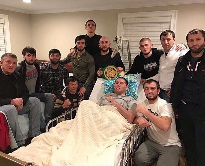 большая поддержка бойца близкими и друзьями