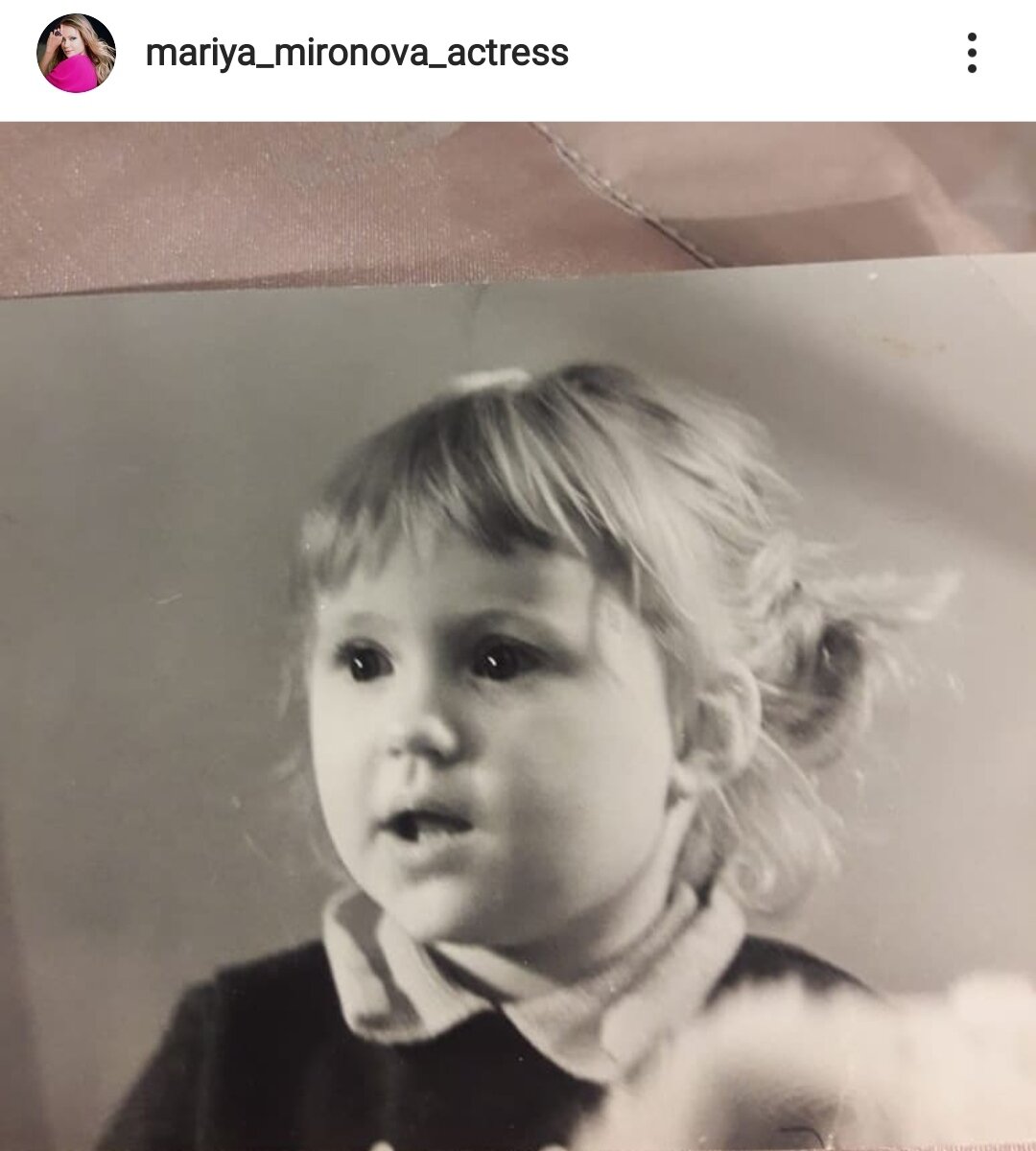 Мария Миронова в детстве