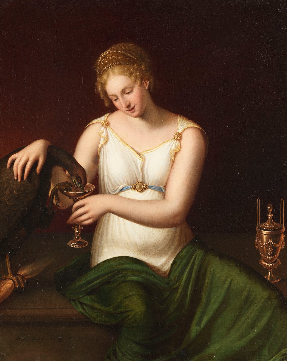 Кто такая Геба, что «громокипящий кубок с неба, смеясь, на землю ...