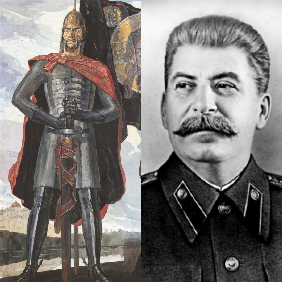 Невский и Сталин. Вроде бы между ними больше 650 лет, но на самом деле не такие уж и разные...