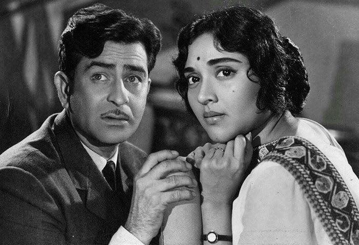 Радж Капур в фильме "Сангам" 