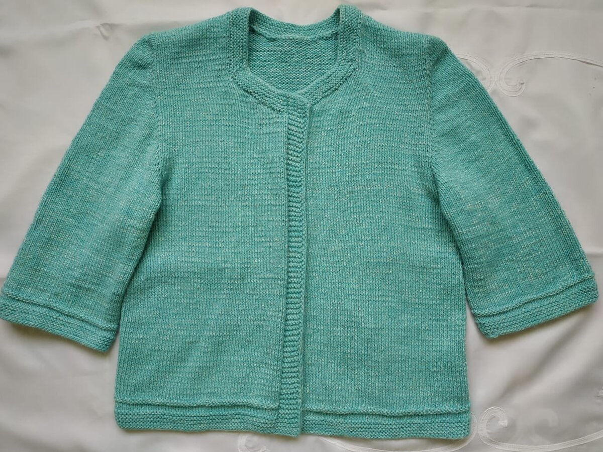 Жакет после стирки, без ВТО