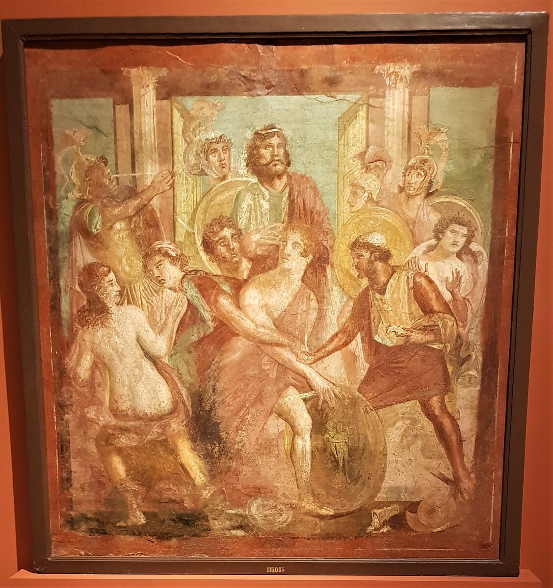 Фреска "Ахиллес на Скиросе" из Помпей