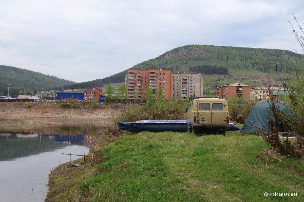 Река Лена и Усть-Кут.