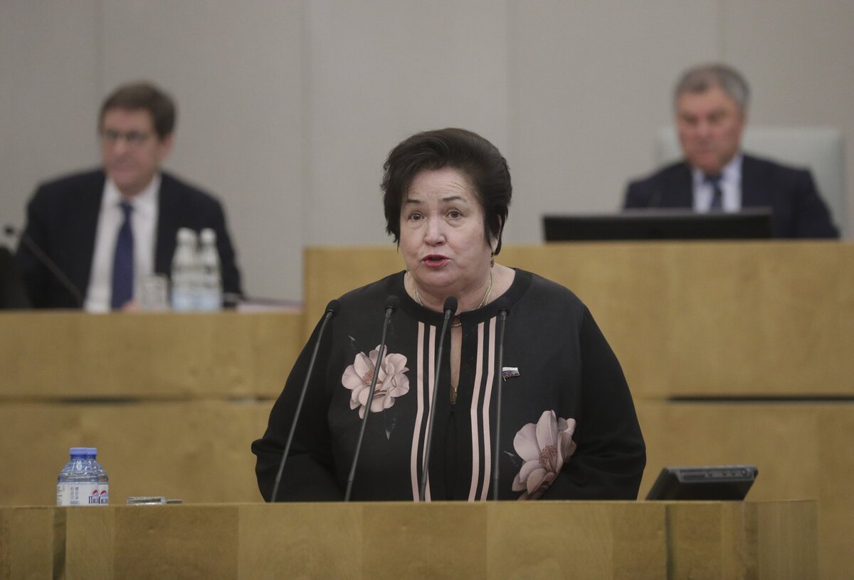 Заместитель Председателя Комитета по труду, социальной политике и делам ветеранов Валентина Кабанова