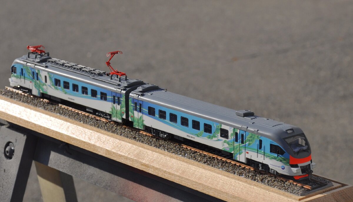 Модель электропоезда ЭП2Д-0001 | ПАНТОГРАФ | Дзен