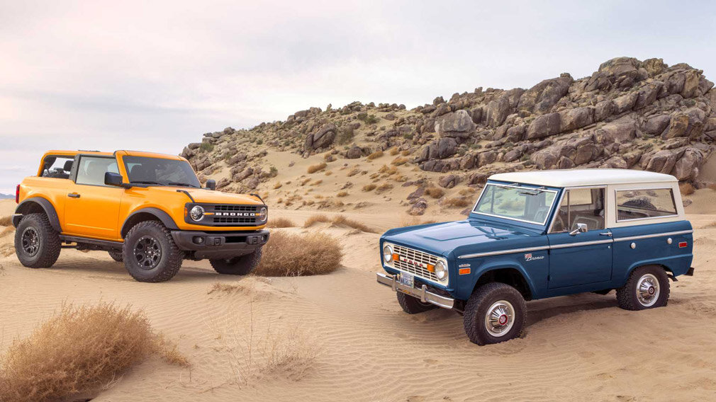 Ford Bronco разных поколений