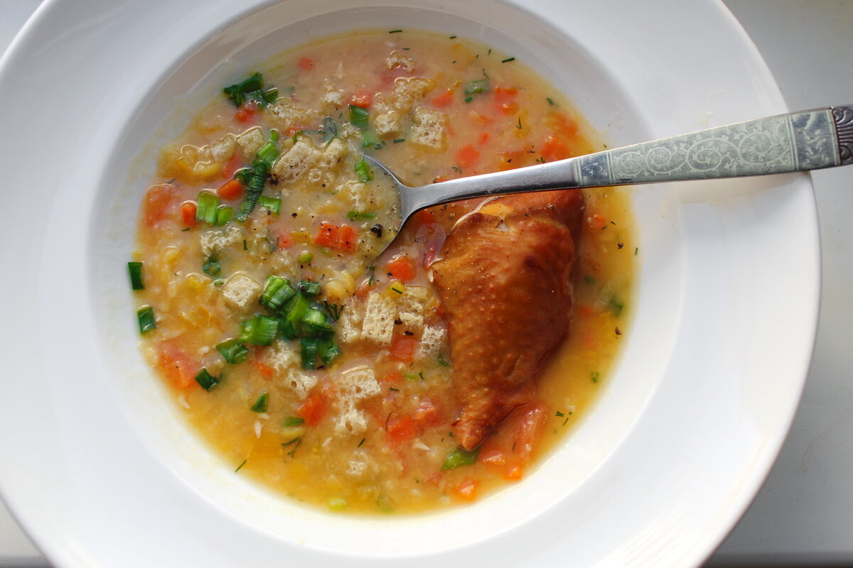 Такой получился суп.