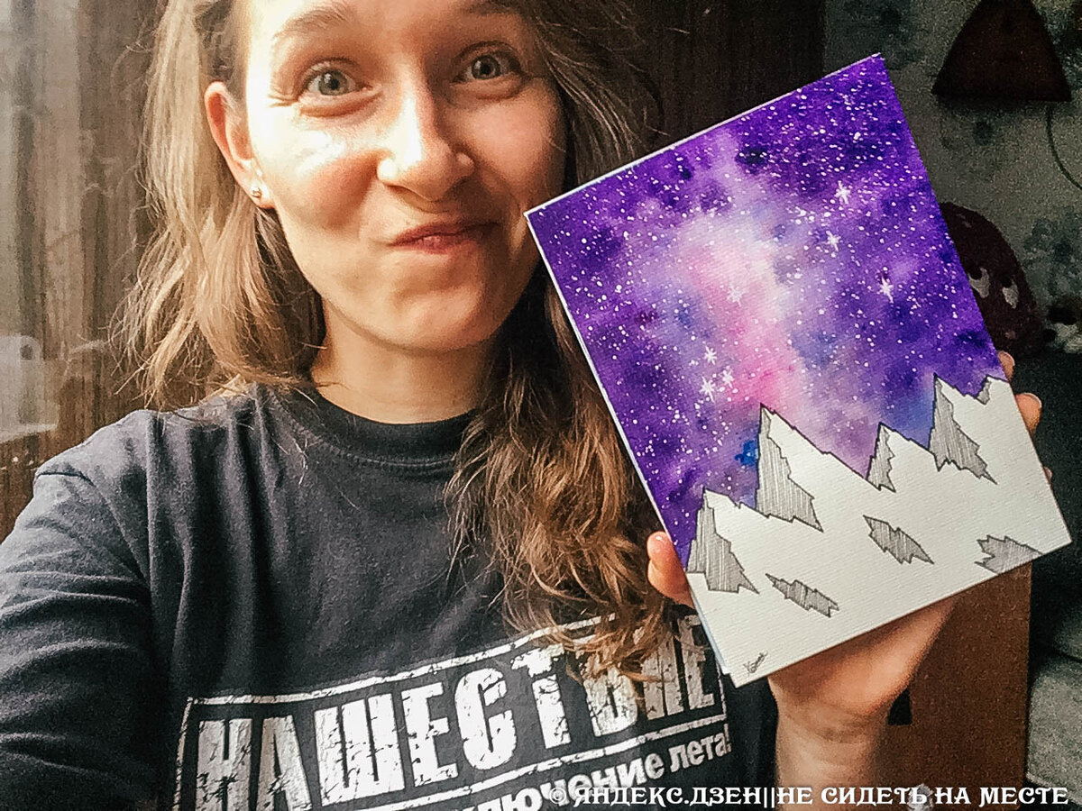 А пока я просто калякаю по мастер-классам. Всего пару раз рисовала что-то своё (срисовывала самостоятельно)