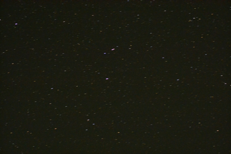 Съёмка спутников на Nikon D3100