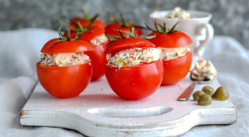 Фаршированные помидоры, рецепты с фото. Как приготовить фаршированные помидоры?