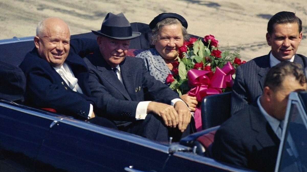 Фото: kunaev.kz Никита Хрущев в Соединенных Штатах Америки, 1959 год