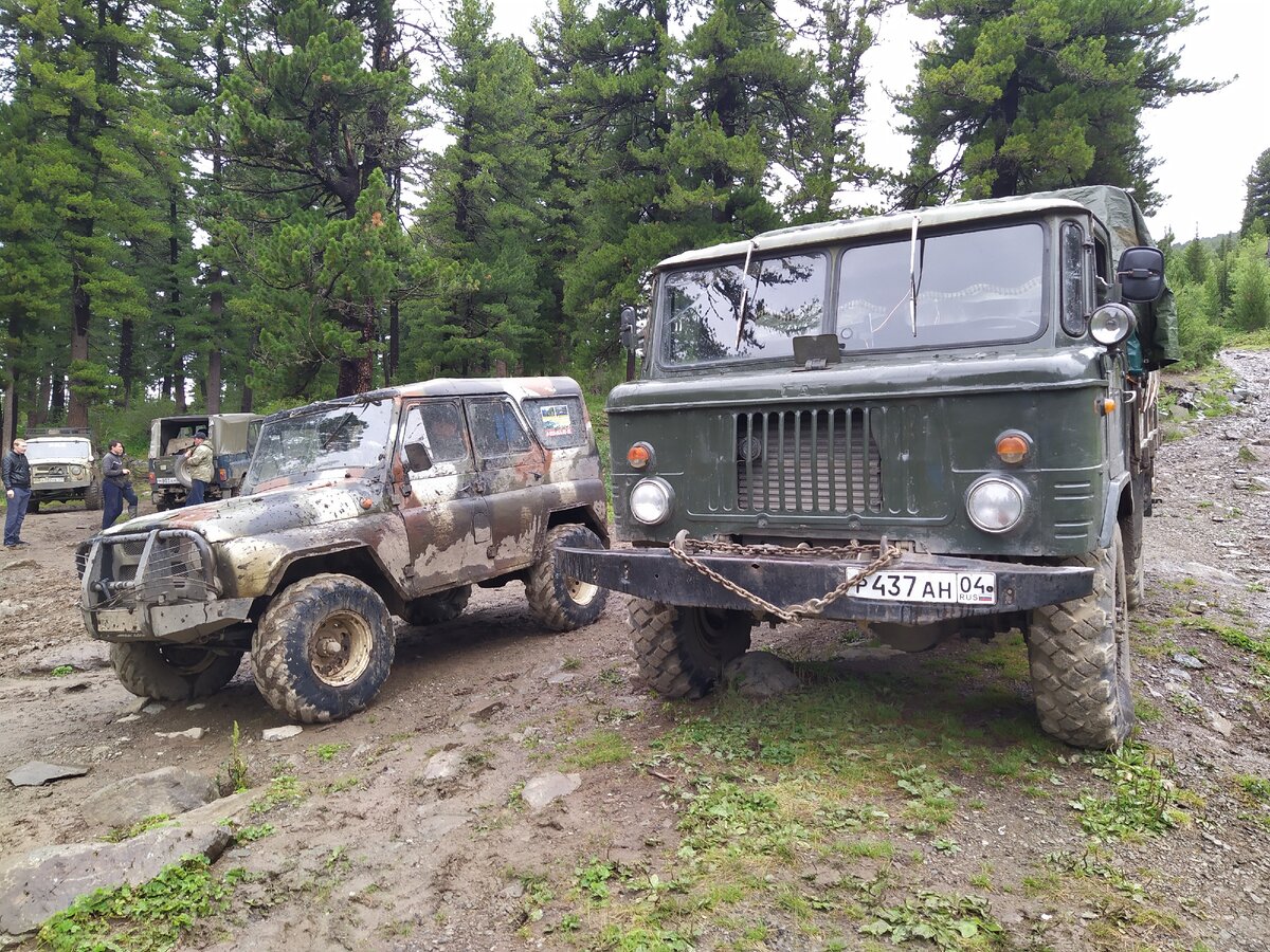 На таком транспорте приходится передвигаться по части Горного Алтая. Каракольские озёра, июль 2020