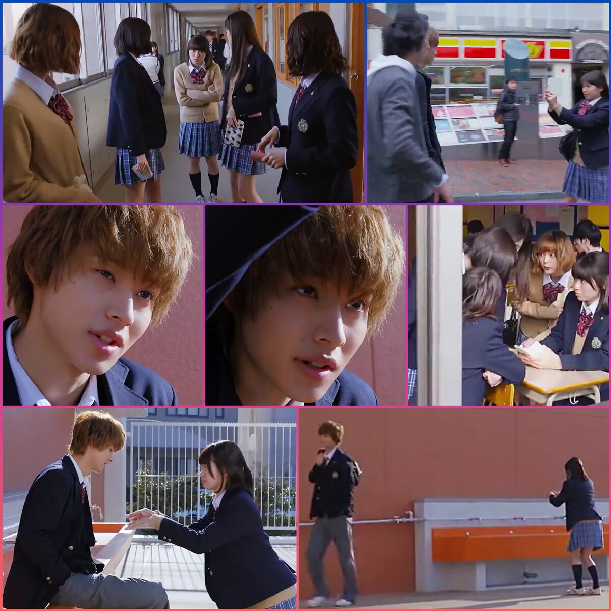 Волчица и черный принц - коллаж кадров из фильма - вот прямо так на улице и сфотографировала, она еще и отчаянная))