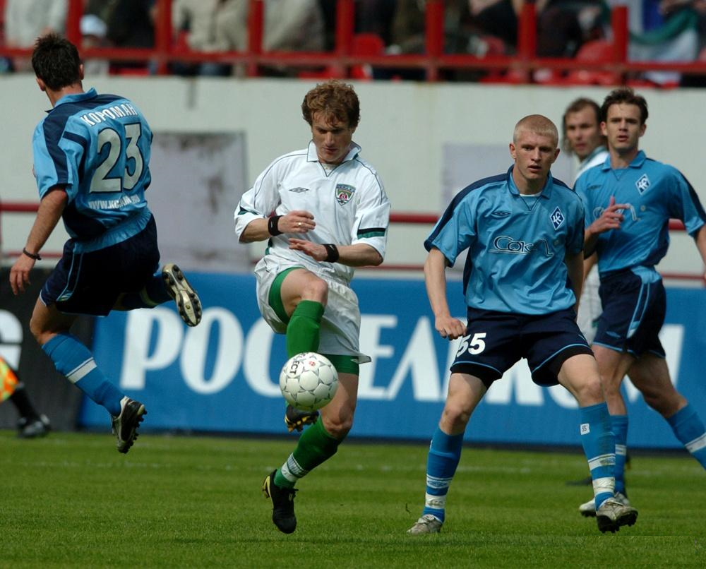 Финал 2003/2004. В атаке автор единственного гола Андрей Федьков.
