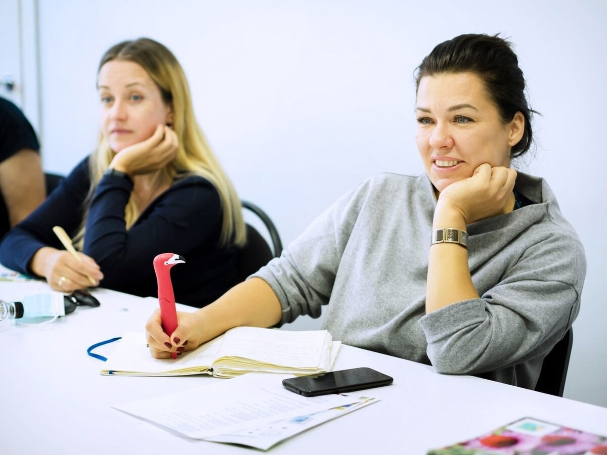 Процесс обучения в школе дизайна DH