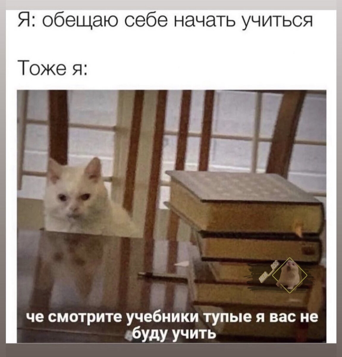 Постиг науку, все.