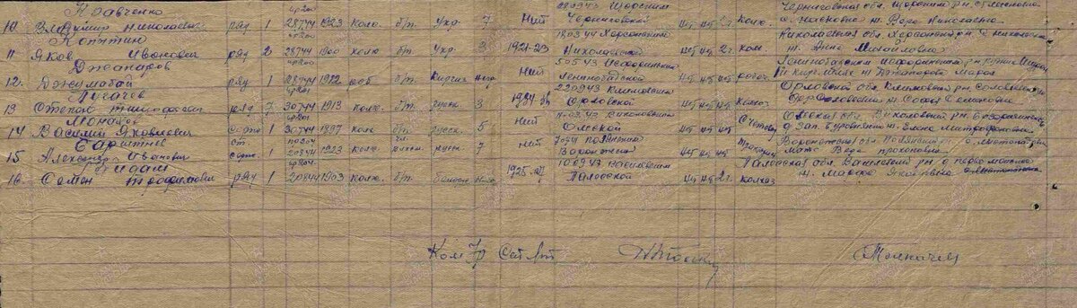 1943 год, Именные списки части: Пугачёв Степан Тимофеевич