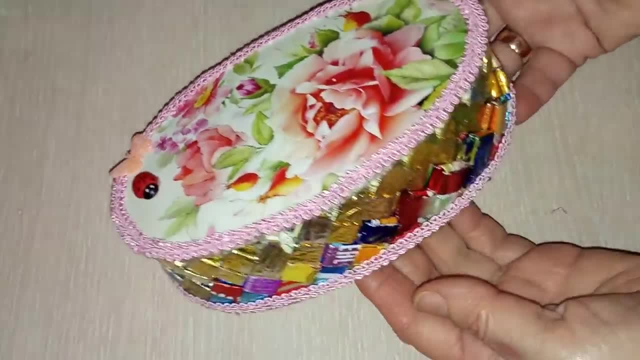 Шкатулка из фантиков