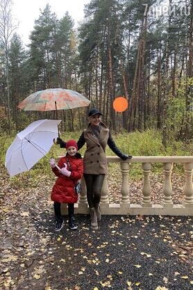    Ирина Сашина в парке Малевича Личный архив