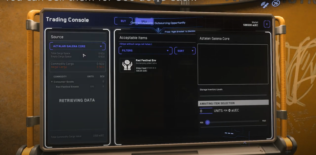 А потом продать в консоли магазина (вариант может меняться в зависимости от даты проведения инвента).