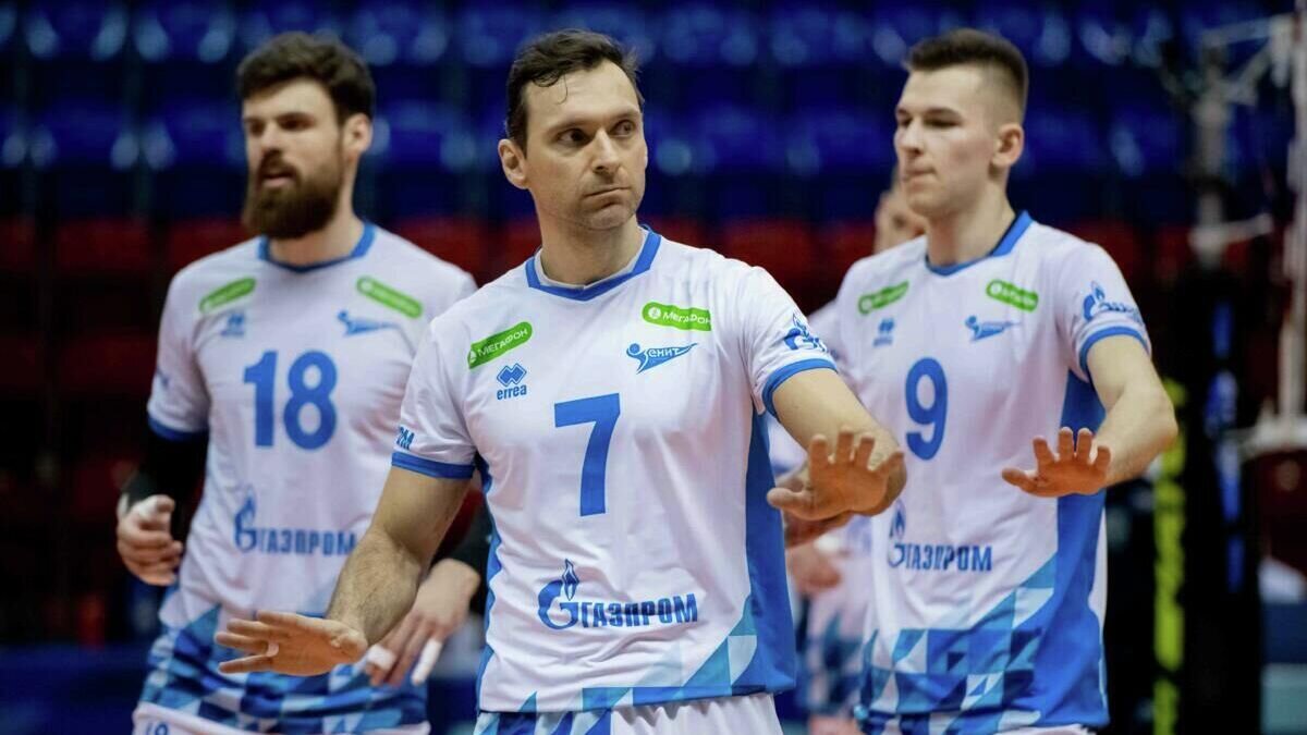    Волейболисты петербургского "Зенита"© Фото : Пресс-служба волейбольного клуба "Зенит"