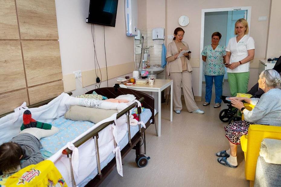 Комната для детей и родителей в хосписе 