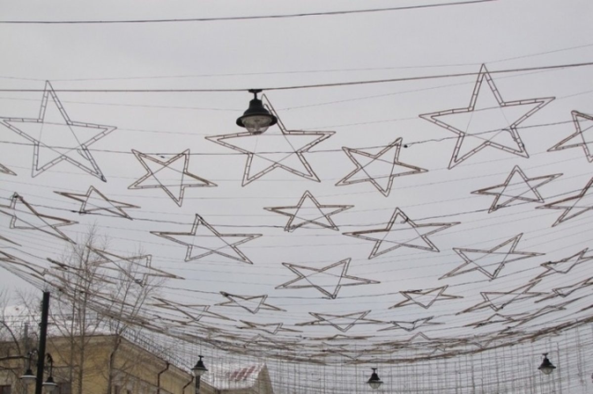    Установка праздничной иллюминации в Томске стоила в 7,3 млн рублей