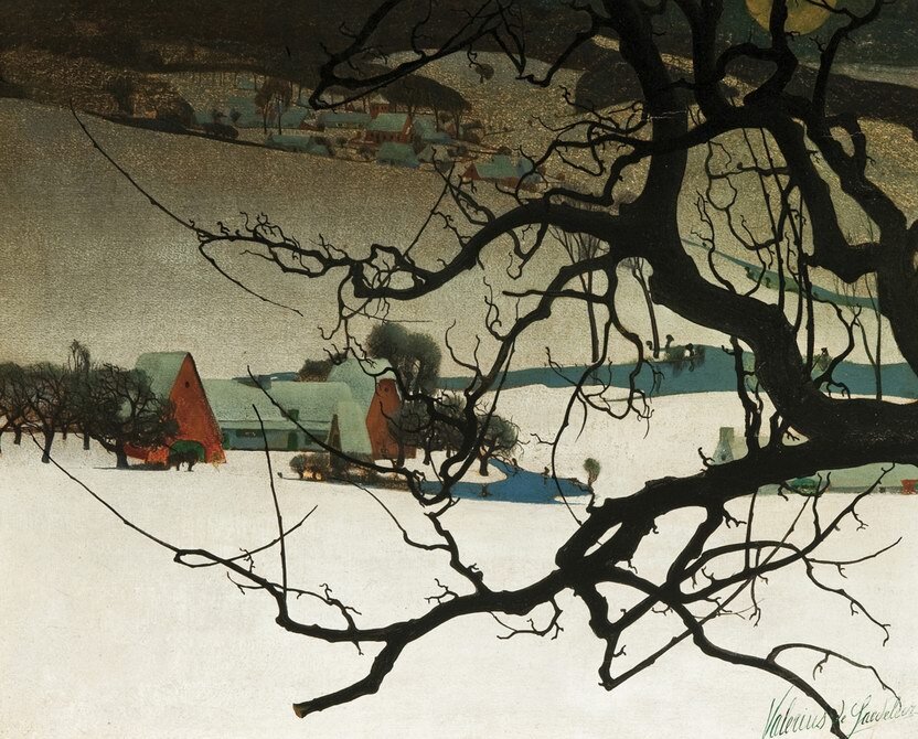 Валериус де Саделер (Valerius de Saedeleer). Снега Фландрии 