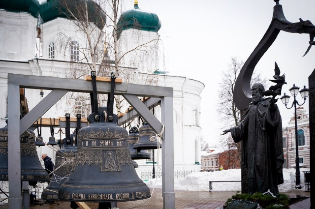    Колокола Вознесенского храма на Ильинке освятили в Нижнем Новгороде