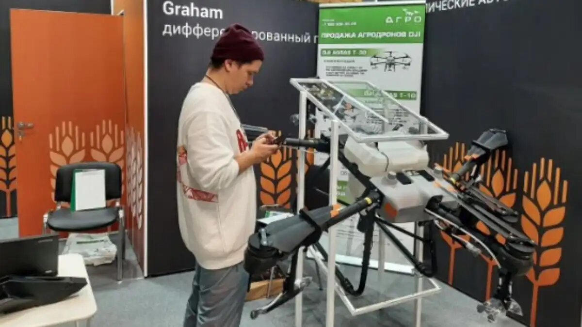 Фото: glavpahar.ru Дроны DJI на выставке ЮГАГРО-2022