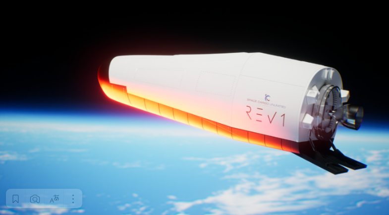 Космический корабль REV1 / Источник: Space Cargo Unlimited