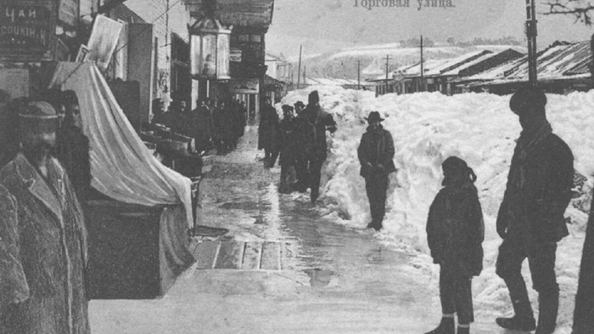 Большой снег в Абхазии 1911