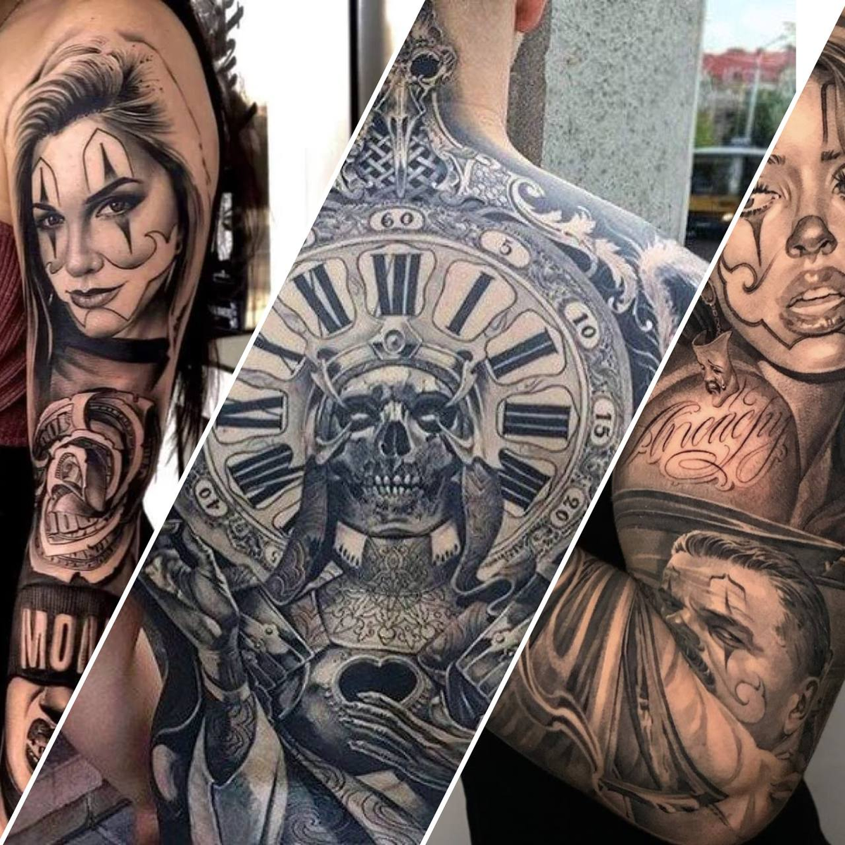 Татуировки чикано. Примеры