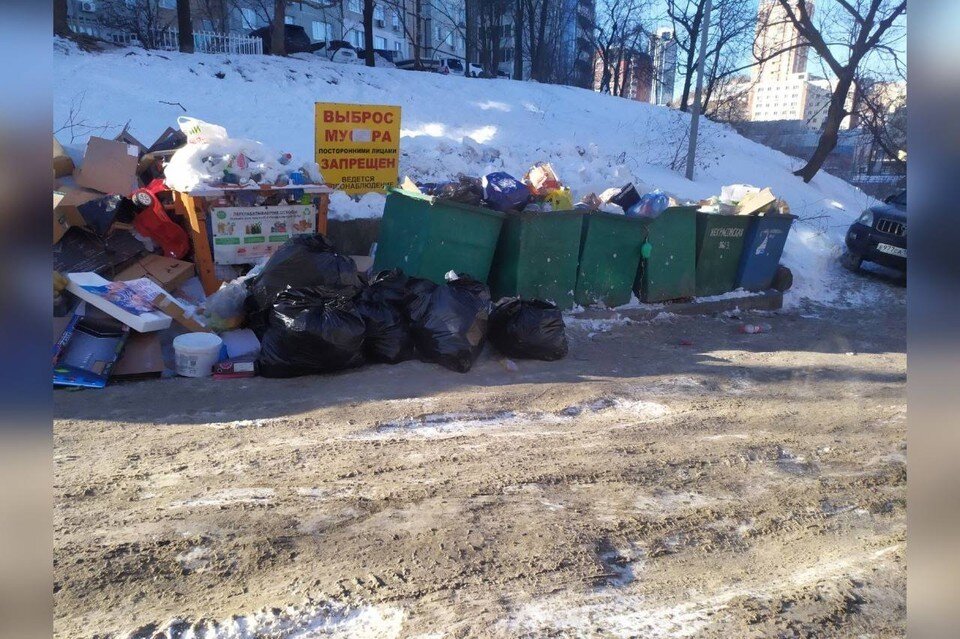     Жители Владивостока жаловались на мусорные свалки.  Предоставлено «КП – Владивосток»