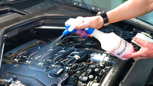 КАК ОПЫТНЫЕ ВОДИТЕЛИ МОЮТ ДВИГАТЕЛЬ | AleksejX | Дзен