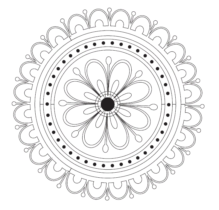 Мандала "Источник энергии".