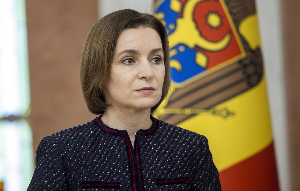    Президент Молдавии Майя Санду  EPA-EFE/DUMITRU DORU