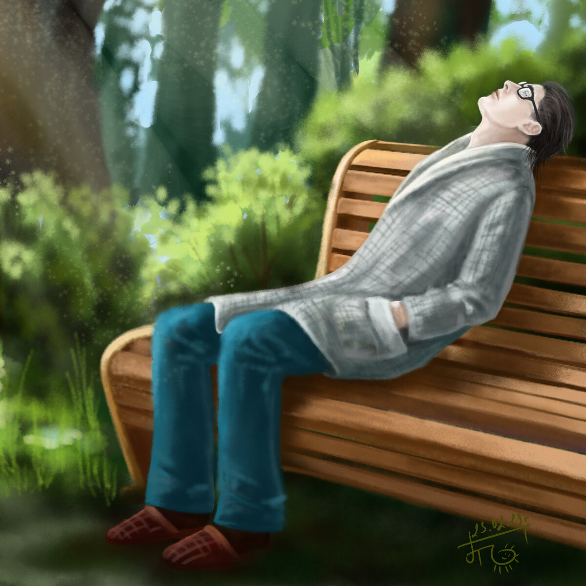 Валерка. Иллюстрация автора,2023г.