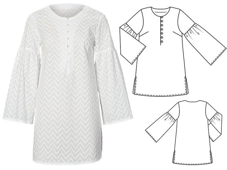    Технические рисунки Burda Style 4/2023