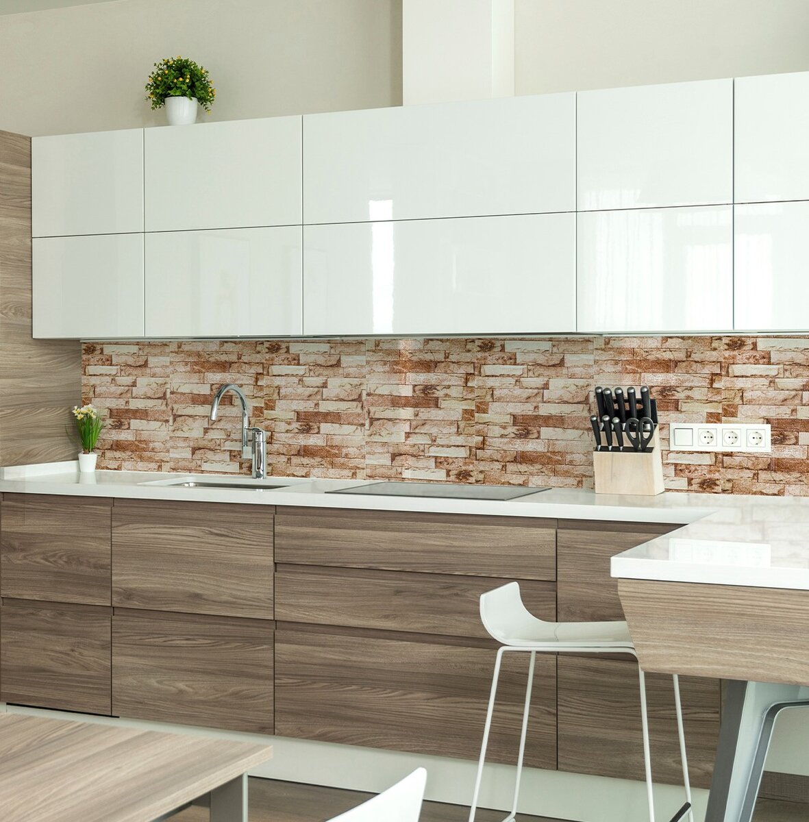 Самоклеящаяся панель "Кирпич Бриджерто"