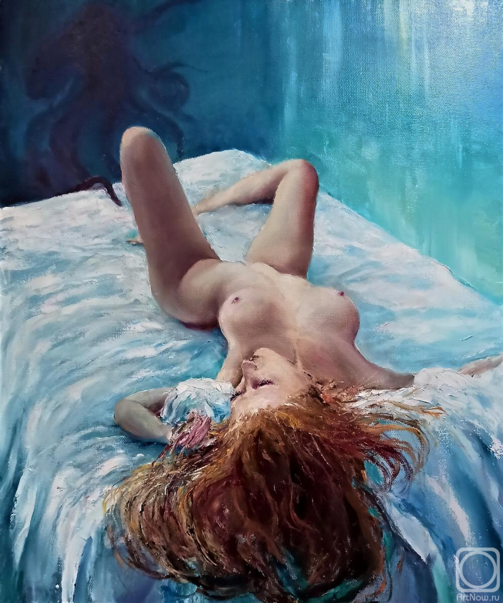 "Погружение" (60х60, холст, масло). Художник Ильгиз Муртазин. Картина в наличии (на момент публикации)