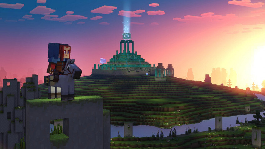    Журналисты рассказали про строительство и PvP в превью Minecraft Legends