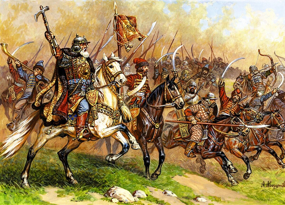 Средневековая русская кавалерия. Из открытых источников
