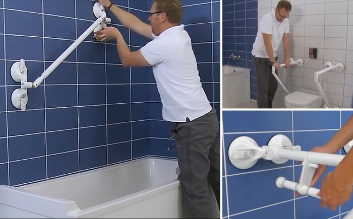 Поручни-трансформеры, которые сделают ванную комнату удобной и безопасной