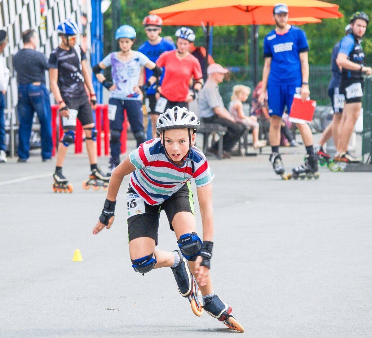Соревнования по катанию на роликах / Фото Федерации роллер-спорта России