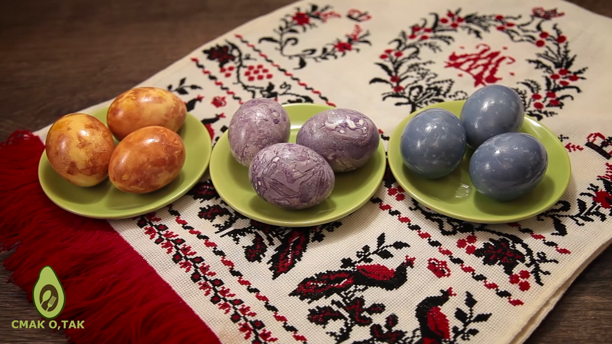 3 натуральных красителя для яиц