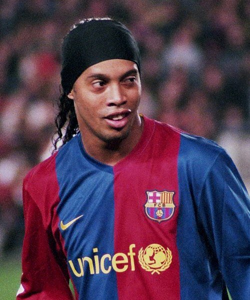  Ronaldinho, FC Barcelona's player, during the match FC Barcelona-Racing de Santander, фото: Darz Mol