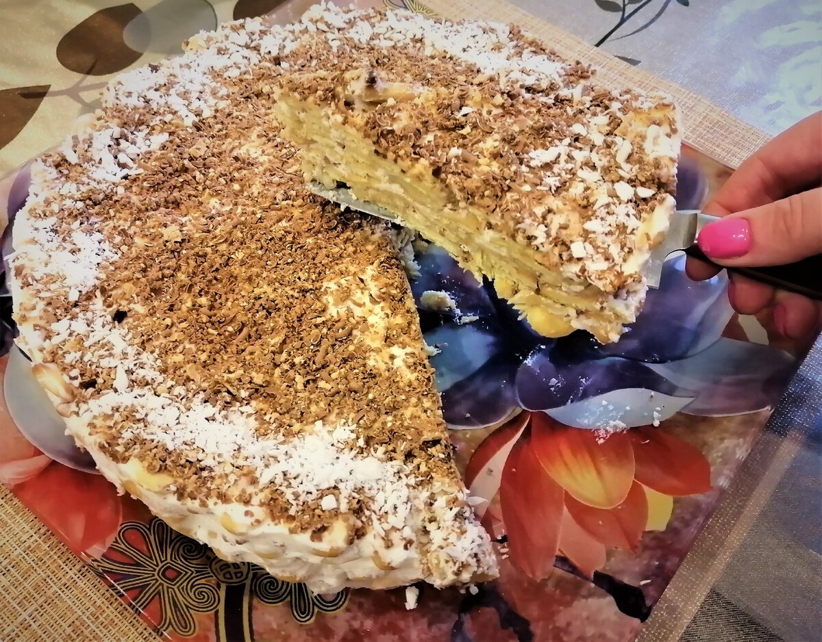 Торт из печенья рыбки