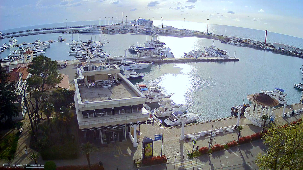 Скриншот камеры Бизнес-Связь, сайт sochi.camera